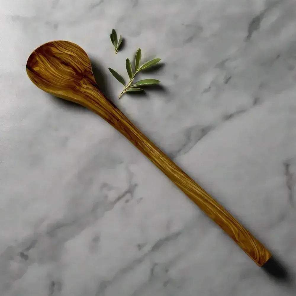 Olivenholz Kochlöffel rund