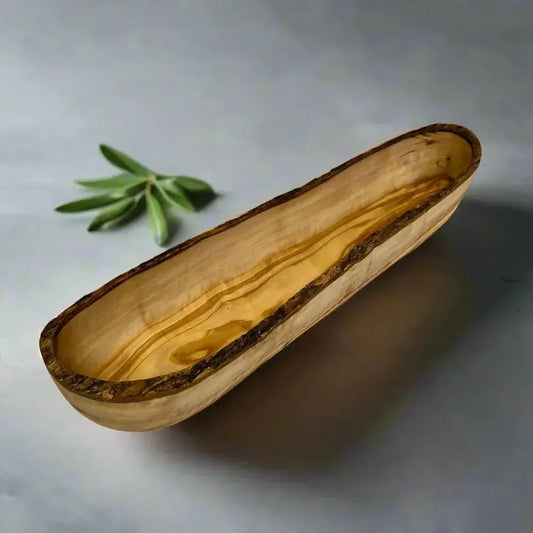 Olivenholz Brotschale