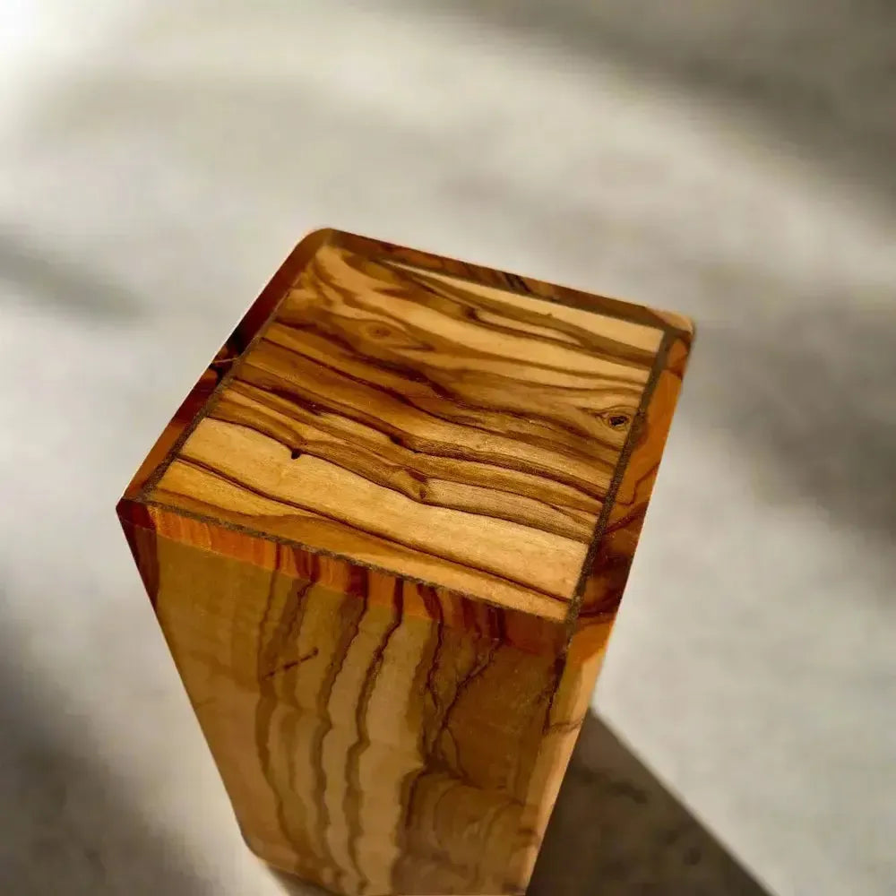 Olivenholz Kochutensilienbox rechteckig