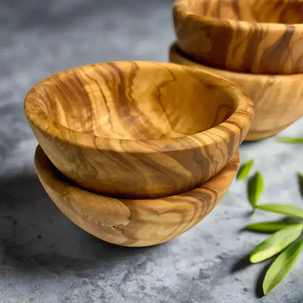 Olivenholz Tapas Schale rund