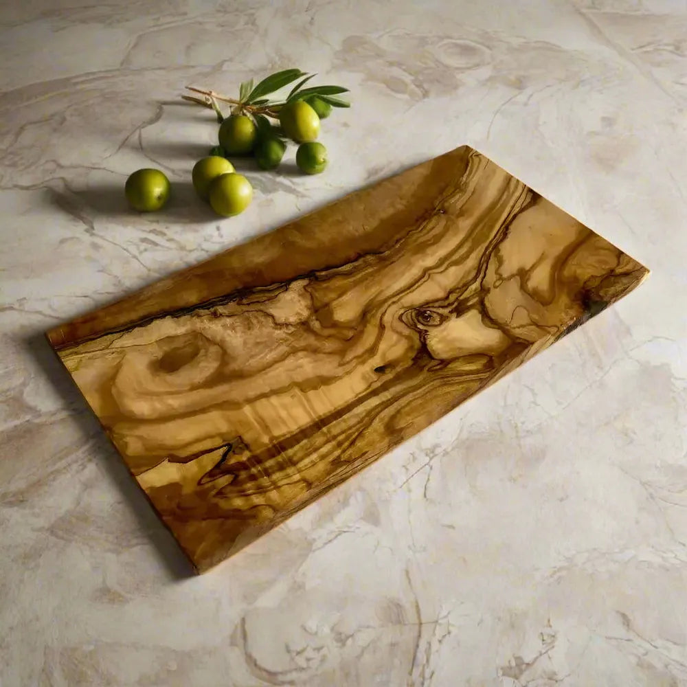 Olivenholz Frühstücksbrettchen rechteckig