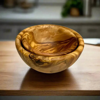 Olivenholz Tapas Schale rund