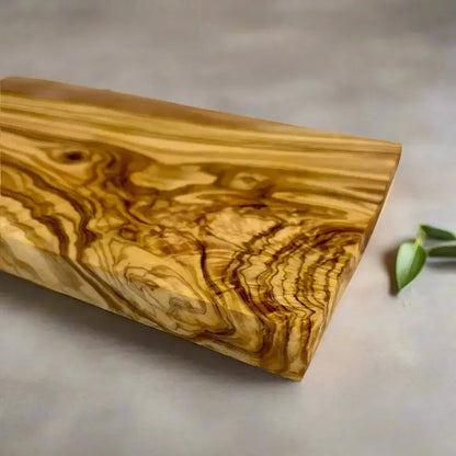 4er Set Olivenholz Frühstücksbrettchen rechteckig 25 cm