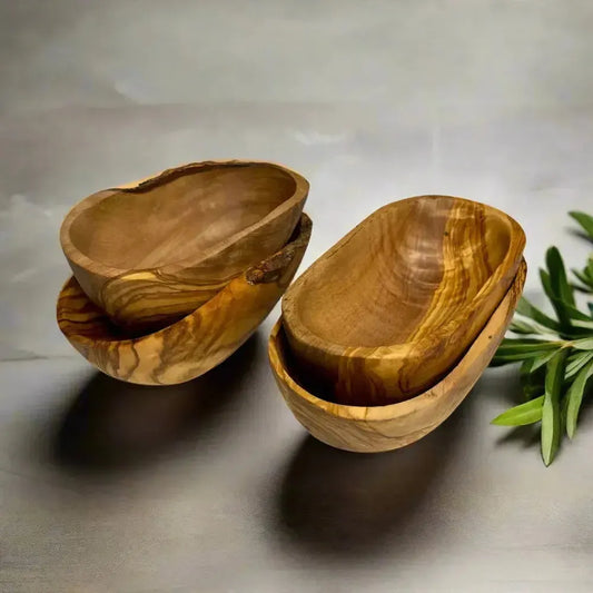 Olivenholz Tapas Schale oval