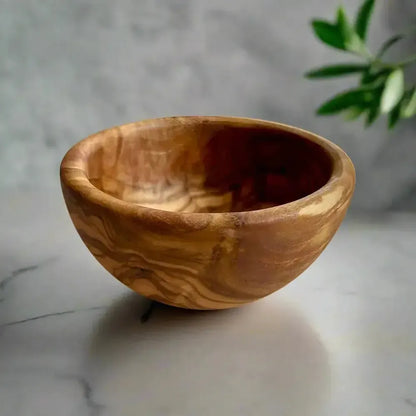 2er Set Olivenholz Tapas Schalen rund