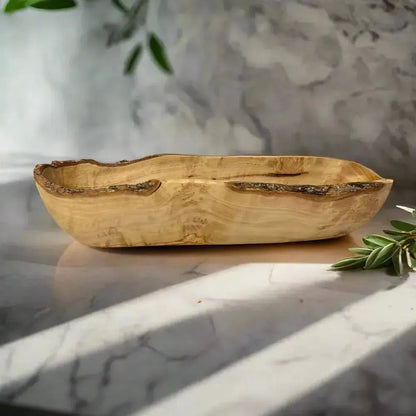 Olivenholz Brotschale