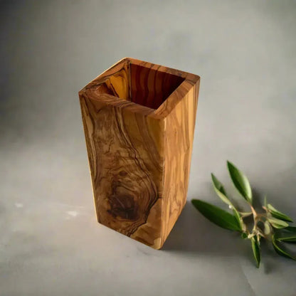 Olivenholz Kochutensilienbox rechteckig