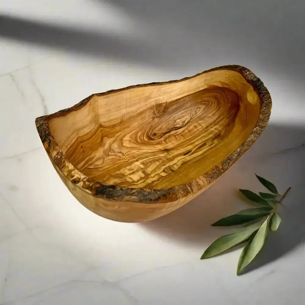Olivenholz Obstschale oval
