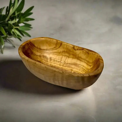 Olivenholz Tapas Schale oval