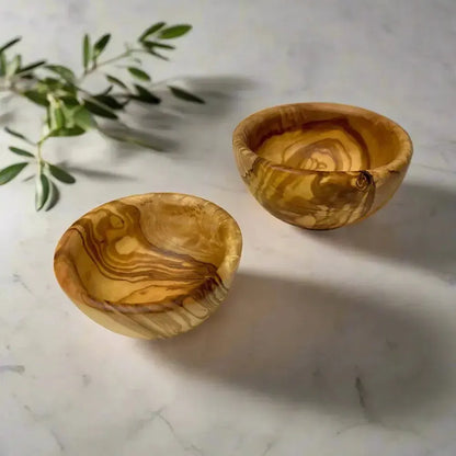 Olivenholz Tapas Schale rund