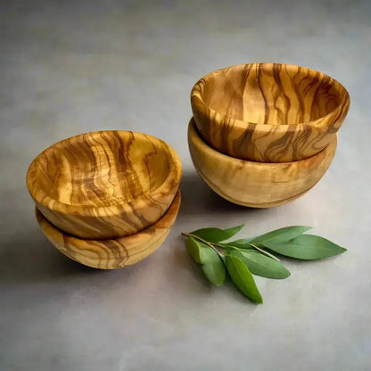 Olivenholz Tapas Schale rund